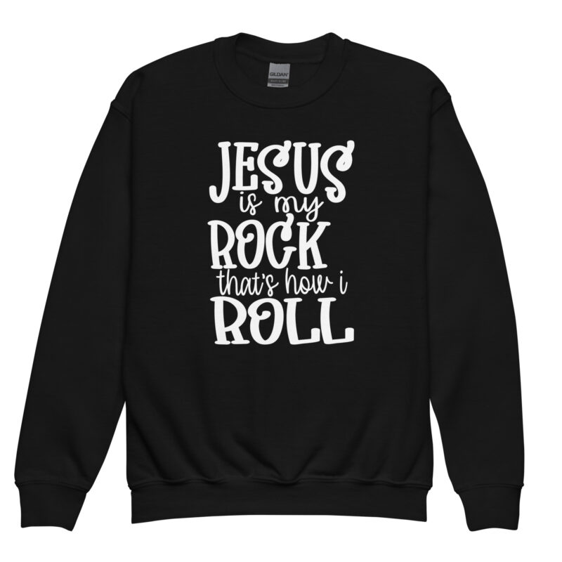 Jesus is my Rock Christian Youth sweatshirt