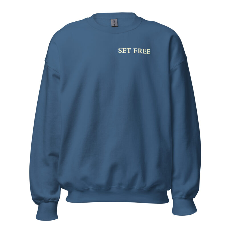 Set Free Christian Sweatshirt for Men