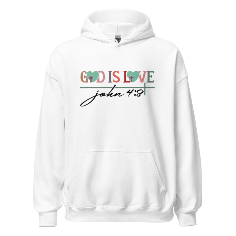 God Is Love Christian women’s hoodie