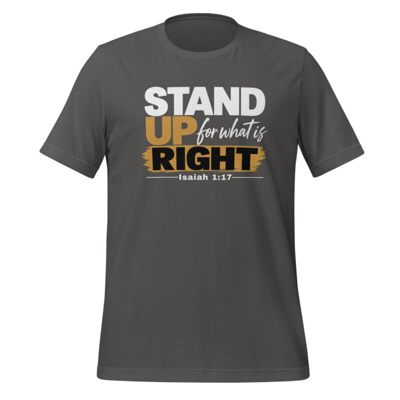 Stand Up for What is Right Christian T-shirt for Men